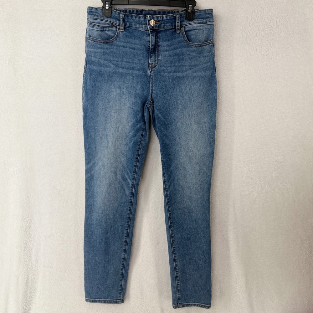 Chicos Platinum Jegging Womens Size 1‎ Regular Blue Medium Wash High Rise Jeans